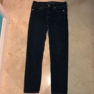 American Eagle Dark Wash Skinny Super Stretch